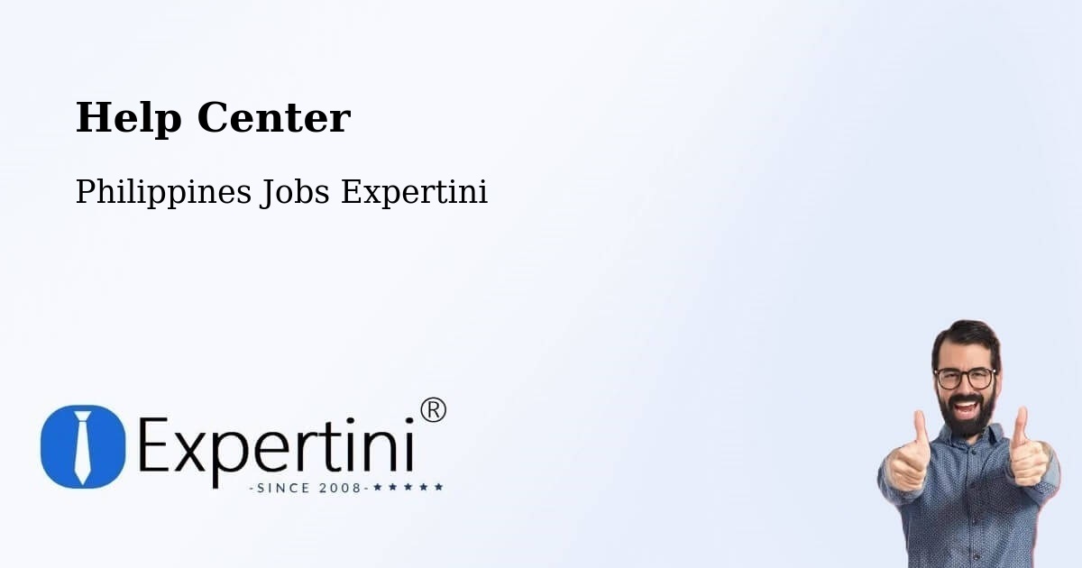 Help Center – Binmaley - Philippines Jobs Expertini