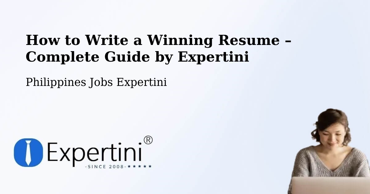 Resume Writing Guide for Job Seekers – Binmaley - Binmaley, Philippines Jobs Expertini